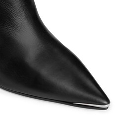 Celine Boots Ботильоны с металлическим носком из телячьей кожи Celine, черный