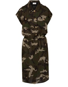 Армейское платье-рубашка Celine