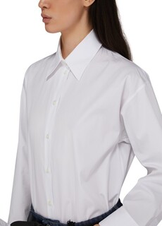 Попелиновая рубашка Prada