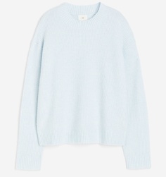 Джемпер H&amp;M Rib-knit, голубой H&M