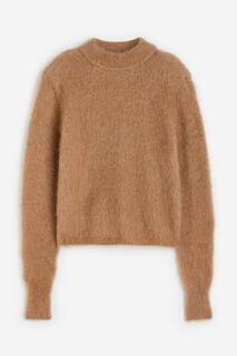 Джемпер H&amp;M Mohair-blend, бежевый H&M