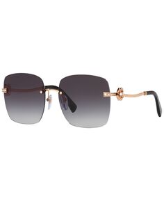 Женские солнцезащитные очки, BV6173B 58 BVLGARI, золотой