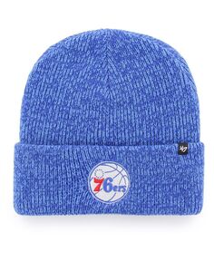 Мужская вязаная шапка с манжетами Royal Philadelphia 76Ers &apos;47 Brain Freeze &apos;47 Brand