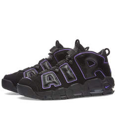 Кроссовки Nike Air More Uptempo 96, черный/фиолетовый (Размер 43 RU)