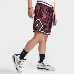Мужские баскетбольные шорты Jordan Dri-FIT Sport с ромбовидным узором, красный (Размер XL)