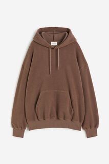 Толстовка H&amp;M DryMove Teddy Fleece, коричневый H&M