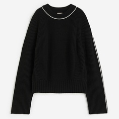 Джемпер H&amp;M Wool-blend, черный H&M