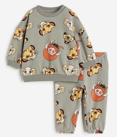 Спортивный костюм H&amp;M The Lion King 2-piece, хаки H&M