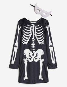 Карнавальный костюм H&amp;M Skeleton Two-piece, черный/белый H&M