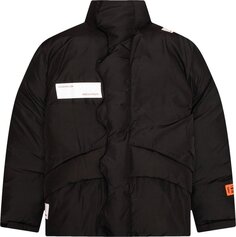 Пуховик Heron Preston Hiking Tape Puffer Jacket &apos;Black&apos;, черный