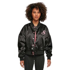 Куртка Starter Black Label Satin College Bomber, черный