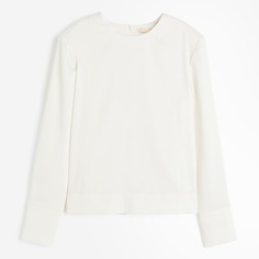 Блуза H&amp;M Shoulder-pad, белый H&M