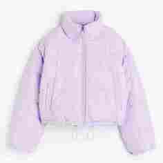 Куртка H&amp;M Puffer, светло-фиолетовый H&M