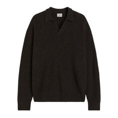 Свитер H&amp;M Relaxed Fit Woolen, темно-коричневый H&M