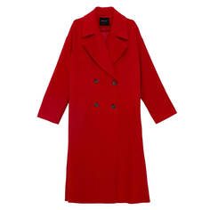 Пальто LCW Vision Jacket Collar Straight, красный