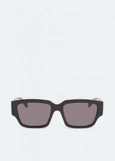 Солнечные очки ALEXANDER MCQUEEN Mcqueen Graffiti sunglasses, черный