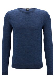 Джемпер Hugo Boss Slim-fit In Virgin Wool, синий