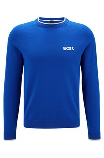 Джемпер Hugo Boss Regular-fit In A Stretch Blend, синий