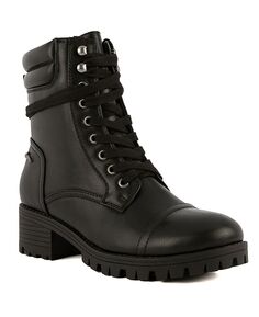 Женские армейские ботинки Oraura на шнуровке и подошве Sugar, черный