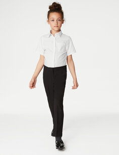 Школьные брюки узкого кроя для девочек (2–18 лет) Marks &amp; Spencer, черный