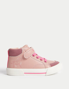 Детские высокие кроссовки Freshfeet Unicorn (4 маленьких — 2 больших) Marks &amp; Spencer, розовый