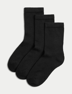 3 пары носков Ultimate Comfort Marks &amp; Spencer, черный