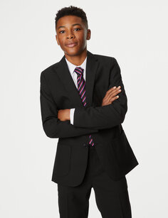 Школьный пиджак для мальчиков (9–16 лет) Marks &amp; Spencer, черный
