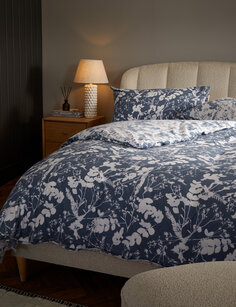Комплект постельного белья из чистого хлопка с осенними листьями Marks &amp; Spencer