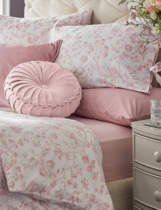 Комплект постельного белья из хлопкового перкаля с цветочным принтом Laura Ashley