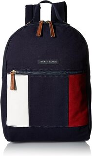 Женский холщовый рюкзак с флагом Tommy Hilfiger, черный