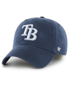 Мужская темно-синяя приталенная шляпа с логотипом Tampa Bay Rays Franchise &apos;47 Brand