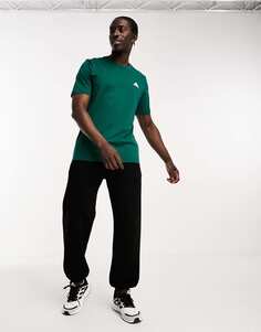 Темно-зеленая спортивная футболка adidas
