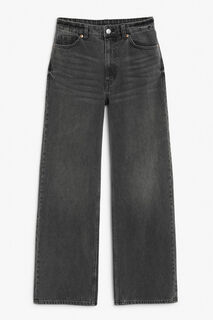 Йоко постиранные джинсы Monki, черный