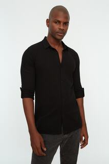 Рубашка TRENDYOL MAN, черный