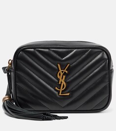 Поясная сумка Lou из кожи Saint Laurent, черный