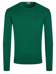 Пуловер U.S. Polo Assn., темно-зеленый