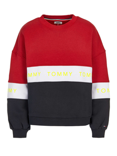 Пуловер Tommy Hilfiger Jeans, белый/красный
