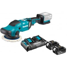 Аккумуляторная эксцентриковая шлифмашина Makita DPO600Z SET с набором