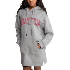 Платье-худи Gameday Couture Dayton Flyers, серый