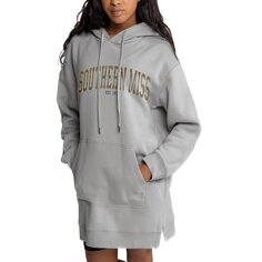 Платье-худи Gameday Couture Southern Miss Golden Eagles, серый