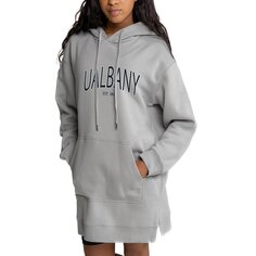 Платье-худи Gameday Couture Ualbany Great Danes, серый