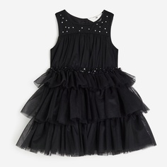 Платье H&amp;M Embellished Tulle, черный H&M