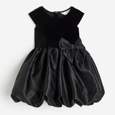 Платье H&amp;M Flared-skirt, черный H&M