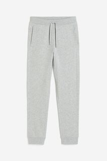 Спортивные брюки H&amp;M Cotton, светло-серый H&M