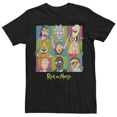 Мужская футболка с изображением Рика и Морти в коробке Licensed Character