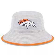 Мужская серая панама New Era Denver Broncos Game