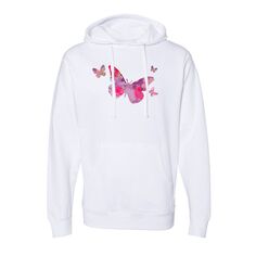 Розовая толстовка с бабочками для взрослых Kelly Styne Licensed Character