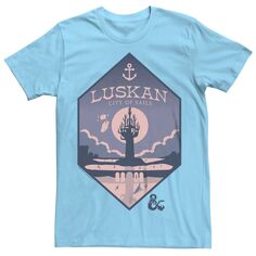 Мужская футболка с рисунком Dungeons &amp; Dragons Luskan City of Sails Licensed Character