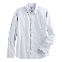 Мужская адаптивная рубашка идеальной длины с длинными рукавами Sonoma Goods For Life