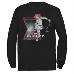 Мужская футболка Marvel Black Widow Action Pose